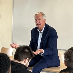 Michel BARNIER au lycée B. Pascal
