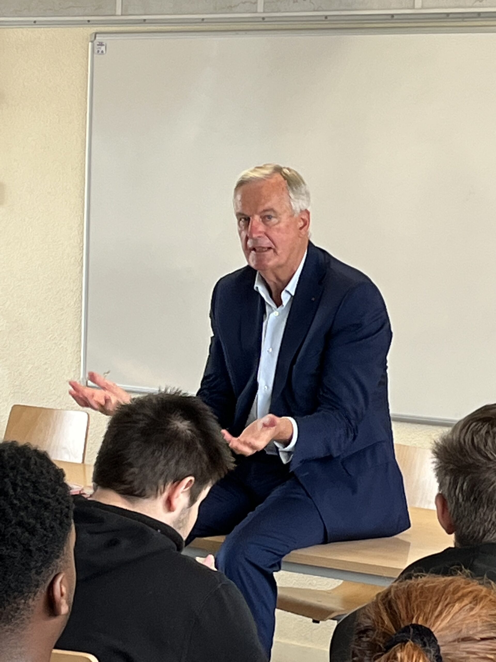 Michel BARNIER au lycée B. Pascal