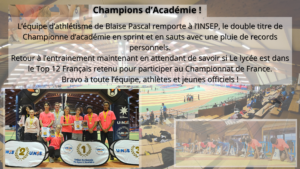 Championnat d&rsquo;Académie Indoor 2025