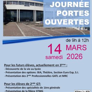 Journée Portes Ouvertes 2026